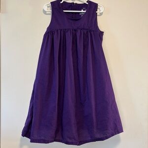 Primary Purple Sleeveless Dress w/ Pockets Girl Size 8/9